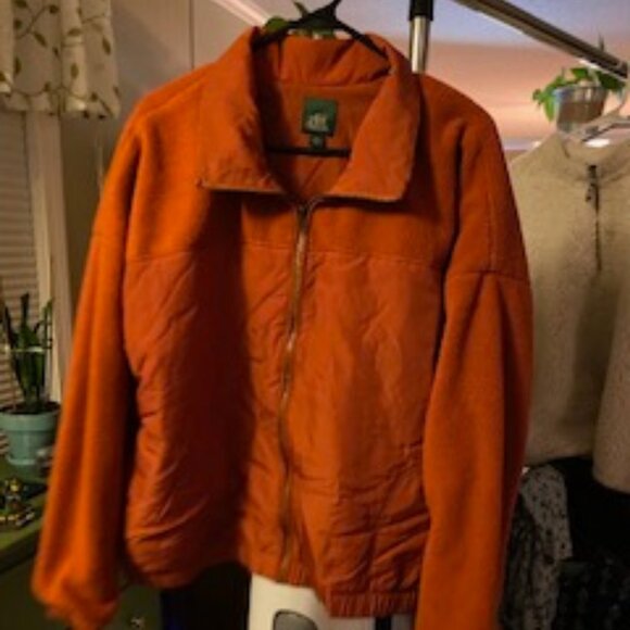 1XL Women's cool weather nylon/fleece, zip up jacket - Picture 1 of 4